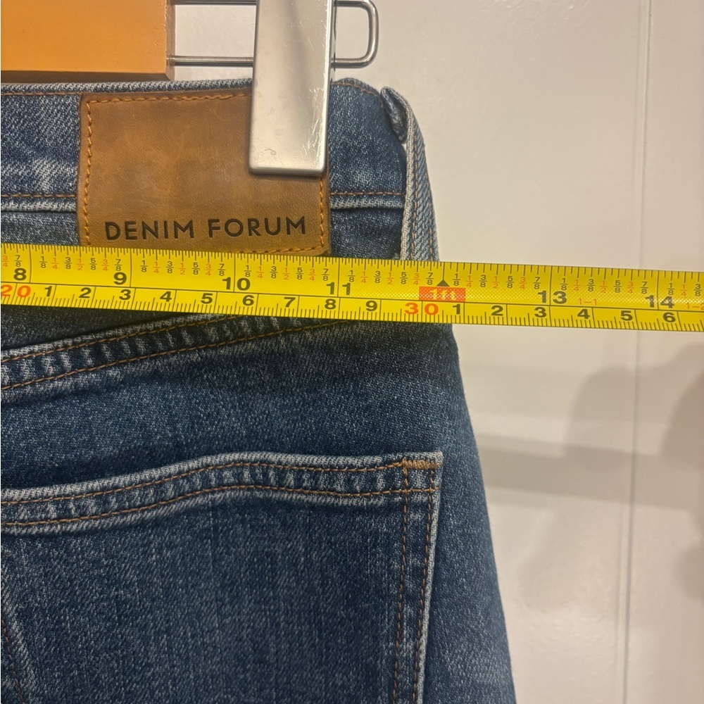 Denim Forum The Yoko High Rise Dark Indigo Jeans - Picture 6 of 7